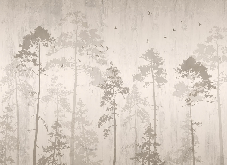 Papier peint Forêt automnale, XXL, tendance