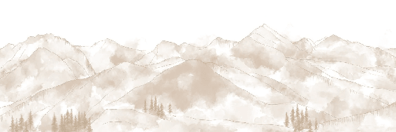 Papier peint panoramique Aravis sépia - Muralconcept