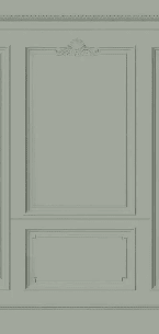 Papier peint Haussmann Vert de gris - Muralconcept