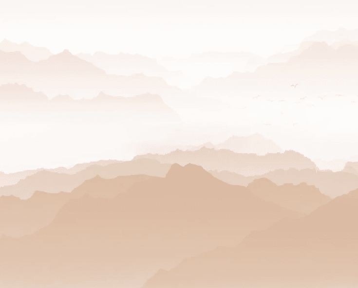 Papier peint montagne velours beige - Muralconcept