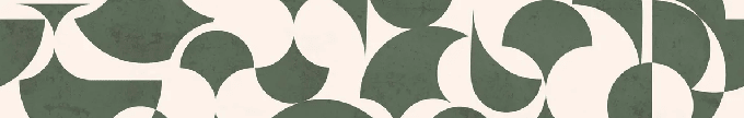 Papier peint rétro forme graphique vert - Muralconcept