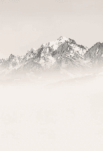 Papier peint Mont Blanc dans la brume sépia - Muralconcept