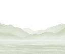 Papier peint Annecy et son lac paisible vert - Muralconcept
