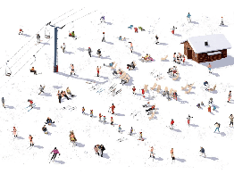 Panoramic après ski wallpaper