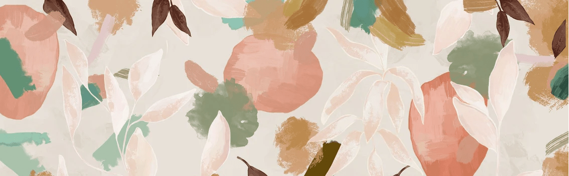 Papier peint bloom & brush - Muralconcept