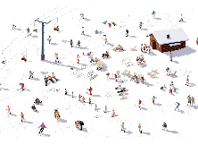 Panoramic après ski wallpaper