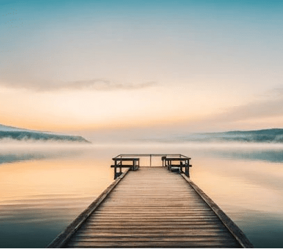 Papier peint photo vue lac