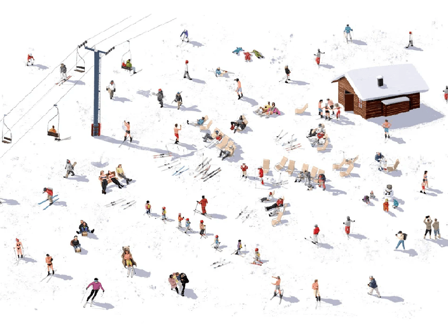 Panoramic après ski wallpaper