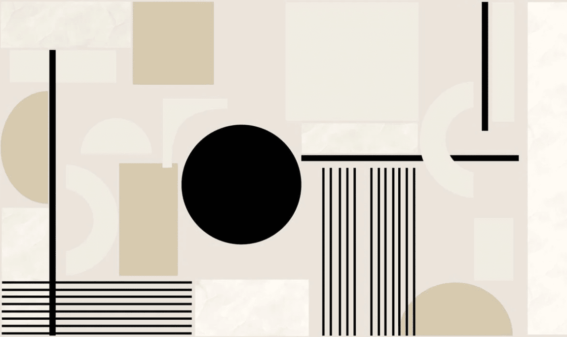 Papier peint moderne minéral géométrique - Muralconcept