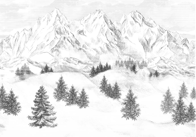 Sfondo della montagna di Chamonix