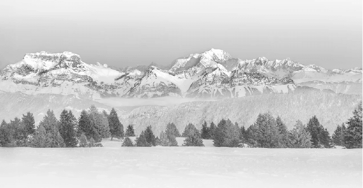 Papier peint photo - La Tournette et au delà - Muralconcept