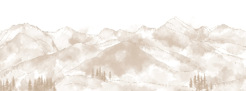 Papier peint panoramique Aravis sépia - Muralconcept