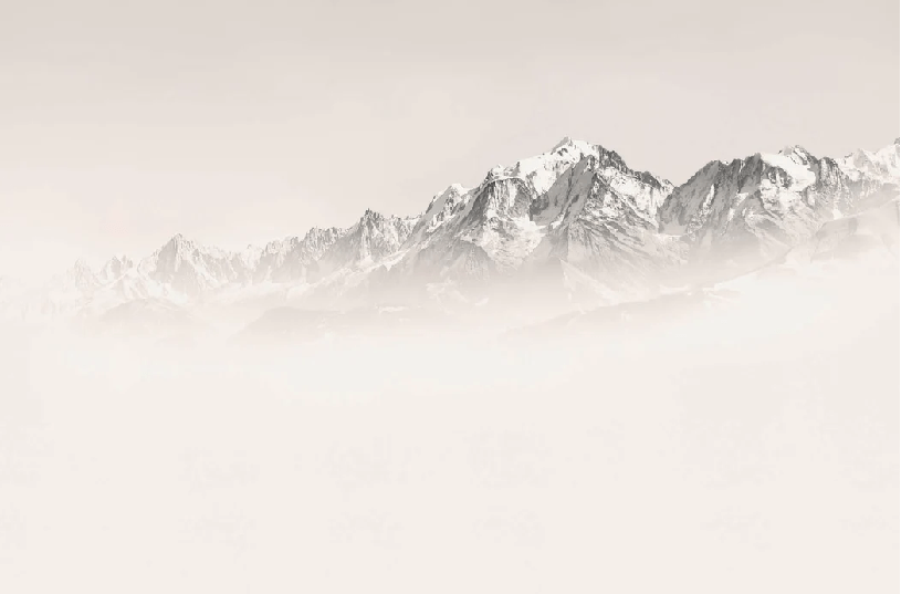 Mont Blanc wallpaper in sepia mist
