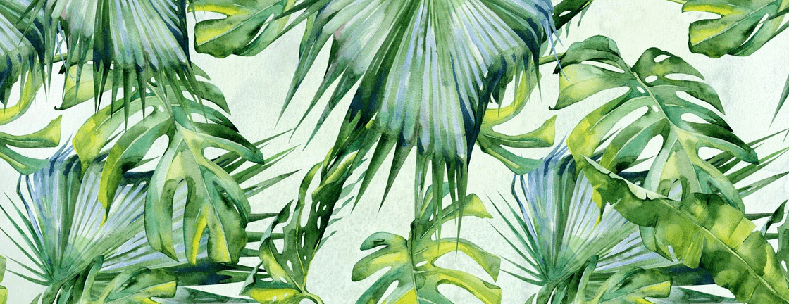 Papier peint Feuillages Verts, XXL, tendance