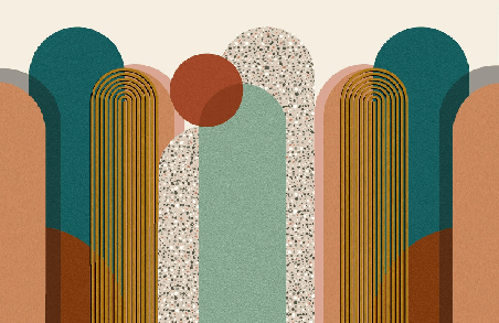 Papier peint Art pop déco graphique tendance - Muralconcept