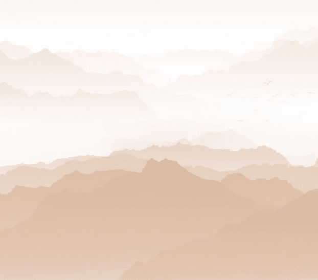 Papier peint montagne velours beige - Muralconcept