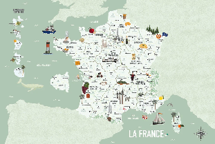 Carta da parati verde della Francia per bambini