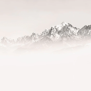 Foggy morning wallpaper Mont Blanc
