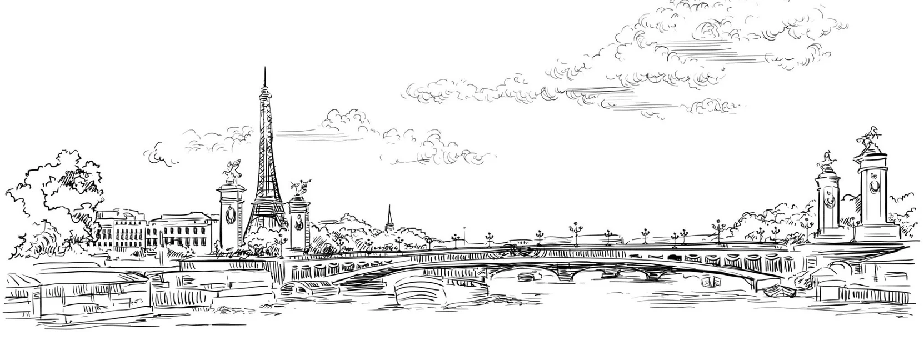 Papier peint pont Alexandre Paris - Muralconcept