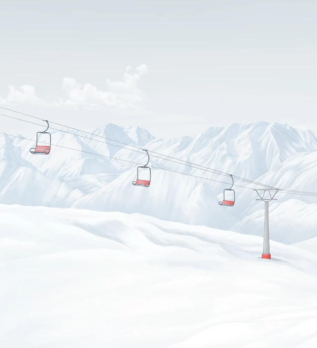 Papier peint massif des grandes Rousses - Muralconcept