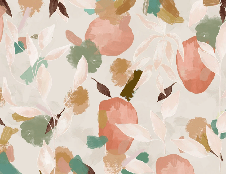 Papier peint bloom & brush - Muralconcept