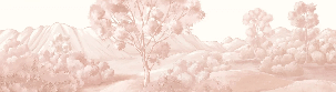 Papier peint paysage poétique jasmin - Muralconcept