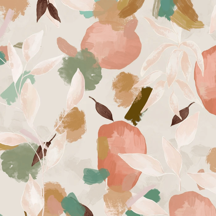 Papier peint bloom & brush, XXL, tendance