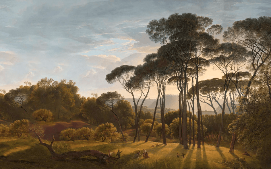 Papier peint paysage historique italien - Muralconcept