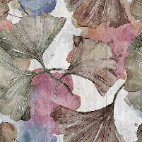 Panorama-Tapete Ginkgo Japan Zen