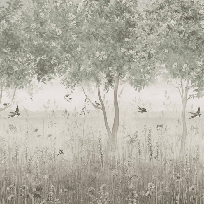 Papier peint panoramique clairière - Muralconcept