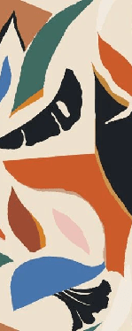 Papier peint contemporain végétal - Muralconcept