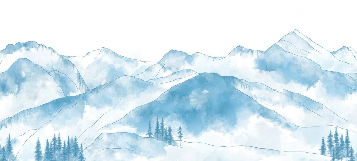 Papier peint montagne chaine des Aravis céleste