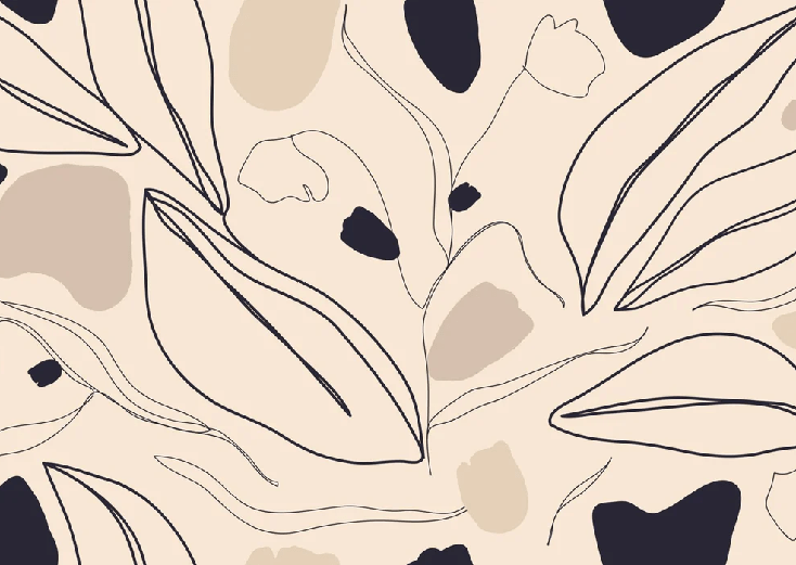 Papier peint design épuré nude - Muralconcept