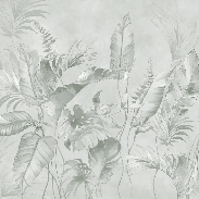 Papier peint élégante jungle sauge - Muralconcept