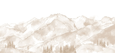 Papier peint panoramique Aravis sépia - Muralconcept