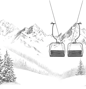 Papier peint immersion Alpine - Muralconcept