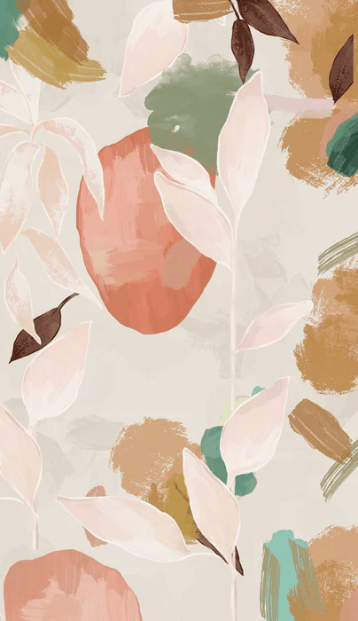 Papier peint bloom & brush, XXL, tendance