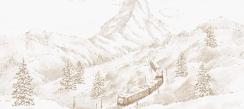 Panoramic Matterhorn sepia wallpaper