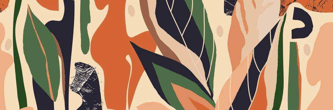 Abstract plant wallpaper