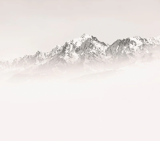 Foggy morning wallpaper Mont Blanc