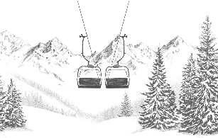 Papier peint immersion Alpine - Muralconcept