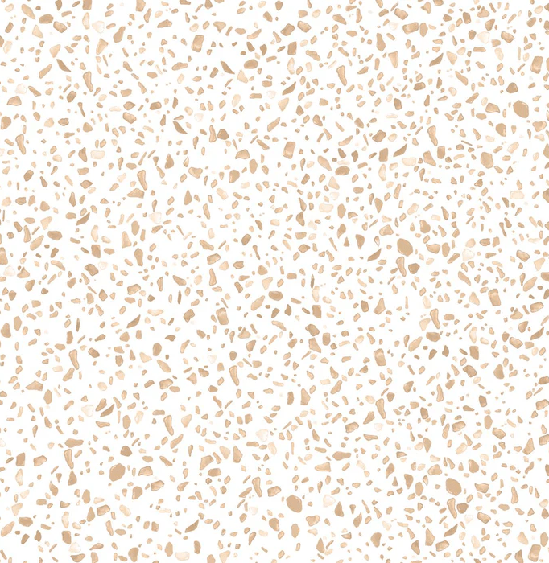 Papier peint effet terrazzo sépia, XXL, tendance