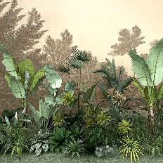 Papier peint toilette Jungle tendance indonésia