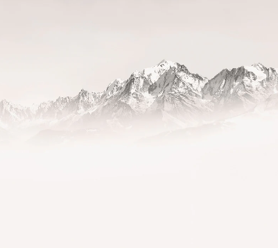 Foggy morning wallpaper Mont Blanc