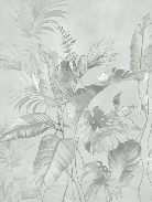 Papier peint élégante jungle sauge, XXL, tendance