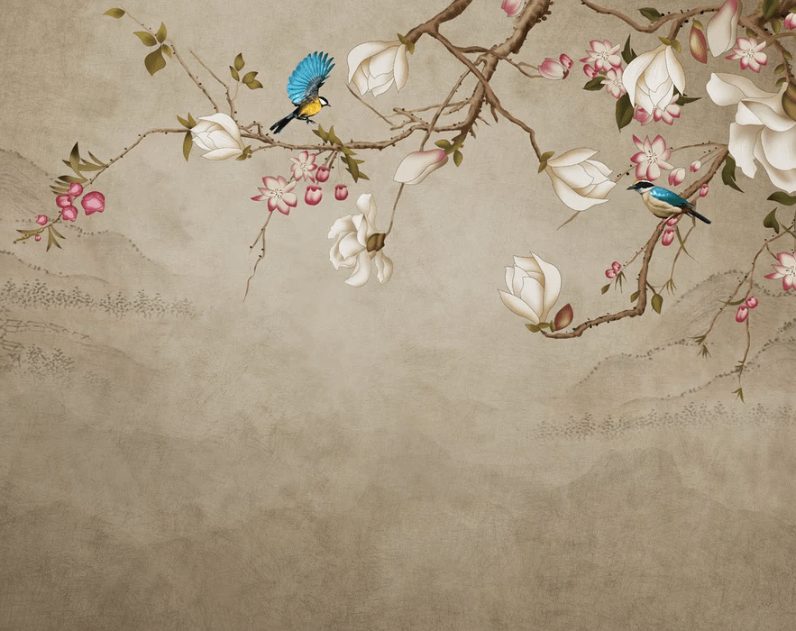 Papier peint Romantique bird, XXL, tendance