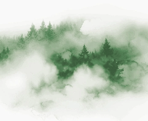 Green Mist of the Peaks Wallpaper