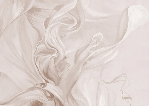 Papier peint contemporain – sublime flow sepia, XXL, tendance