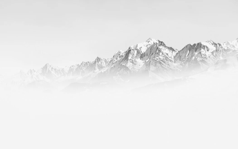 Foggy morning wallpaper Mont Blanc