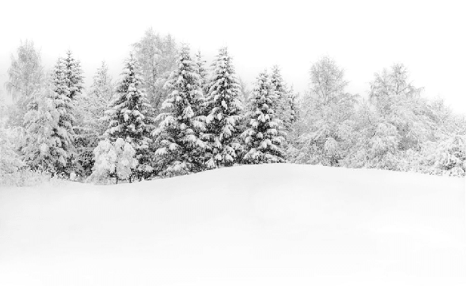 Papier peint panoramique évasion hivernale - Muralconcept